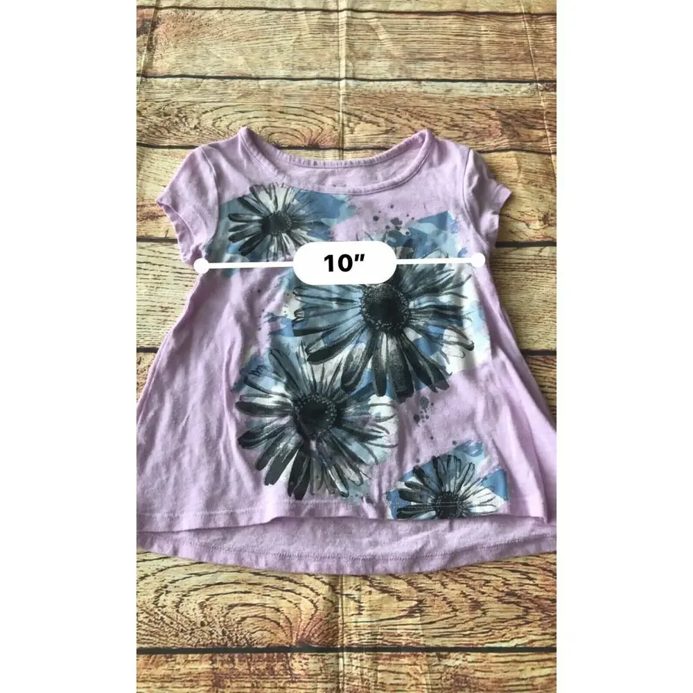 Justice Kids Headquarters Lot of 2 Shirt Bundle Girls' Size 6 Purple